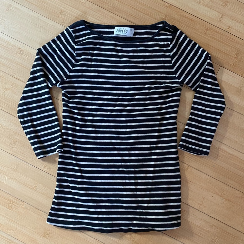 Organic Cotton 3/4 Sleeve Tee